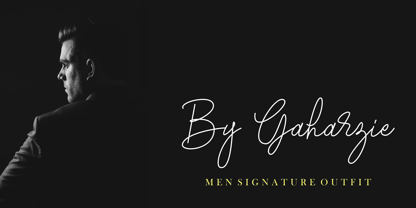 Пример шрифта Brotherside Signature #8